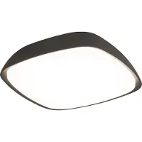 Rabalux 8797 Plafonnier d'extérieur Austin, 20W, 4000K, 2000lm, aluminium, anthracite-blanc, blanc neutre, 25x25cm