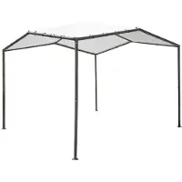 ShelterLogic Pavillon acier Canopy Pacifica 1010 317 x 317 cm gris clair