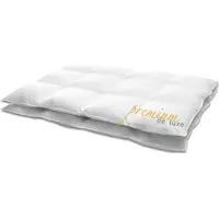 HANSKRUCHEN GmbH HANSKRUCHEN Premium de Luxe couette en duvet 260x220 cm extra chaude 90% duvet lavable pour personnes allergiques couette d'été respirante blanche