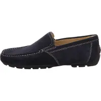 Geox Mocassin 'Moner' bleu marine / blanc