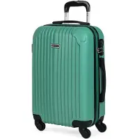 Itaca unisex. T71550-05 Valise de voyage 4 roues cabine rigide T71550 vert menthe -55x38x20cm (OSFA), Casuel, ABS/Polycarbonate