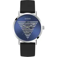 GUESS Montre à affichage analogique 'IDOL' bleu marine / noir / argent