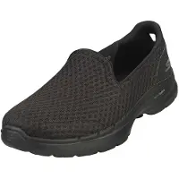 SKECHERS Slip ons GO WALK 6 BIG SPLASH femmes - Noir - 38