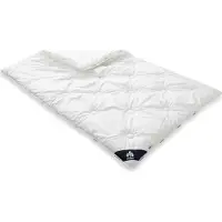 Bierbaum Couette matelassée Irisette Atmosphere en batiste fine, 100 % coton, lavable, facile d'entretien, de grande qualité, résistante, douce pour la peau, 155 x 200 cm, blanche