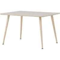 Ebuy24 Polar table de salle à manger pour enfants whitewash.