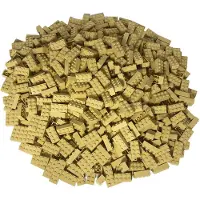 LEGO brique 2x4 tan