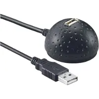 Goobay USB Verl AA 150 MA. HiSpeed 2.0 1.5m câble USB 1,5 m USB A Noir