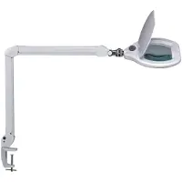 MAUL MAULcrystal Lampe loupe à LED, intensité lumineuse variable en continu
