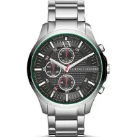 Armani Exchange Ax2163 46mm 5atm Quartz Analogical Watch Argenté Homme