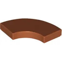 LEGO 2x2 carreaux coin rond 27925 - 250 pièces orange foncé