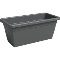 Artevasi Jardiniere Venezia Xl - 30 X 60 X H 26,5 Cm - 30 L - Gris Anthracite