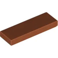 LEGO 1x3 tuiles 63864 - 250 pièces orange foncé
