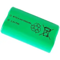 Rowenta Batterie BYD H-AA 1000 mAh 2,4 V pour rasoir Wet & Dry TN5100, TN5120, TN5140