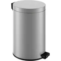 Keuco Plan Poubelle aluminium anodisé argent - 04988170000