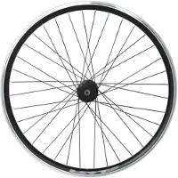 Mvtek 28´´ X 1.75 Tubeless Pipe 20mm Hub On Spheres Front Wheel Argenté 9 x 100 mm