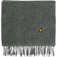 Lyle & Scott Écharpe jaune foncé / gris