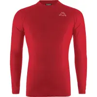 Kappa Vurbat Long Sleeve Base Layer Rouge S Homme