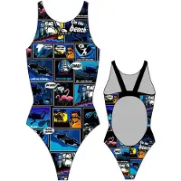 Turbo New Comic Pro Resist Swimsuit Multicolore XL Femme
