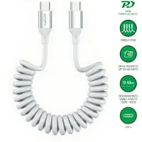 4smarts 541600, 1.35 m, USB C, USB C, 0.48 Gbit/s, Blanc