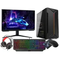 VIST Astro PC Gaming Ryzen 5 8600G AI - RAM 32Go - AMD Radeon 760M - SSD 1 To - WIFI - LCD 24 180Hz - Windows 10 Pro
