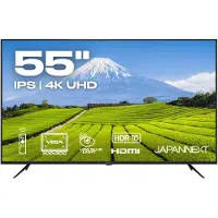 Japannext JN-IPS550UHD60F, 139,7 cm (55"), 3840 x 2160 pixels, 4K Ultra HD, LCD, 8 ms, noir