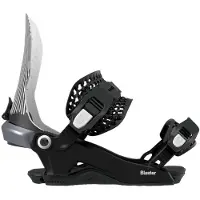 Bataleon Blaster Heelwarp Snowboard Bindings Argenté M-L