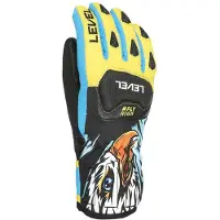 Level Race Gloves Jaune 4XL Enfants