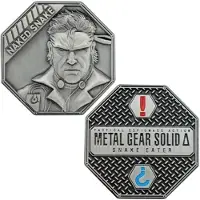 Fanattik Metal Gear Solid Delta Sammelmünze Naked Snake Limited Edition