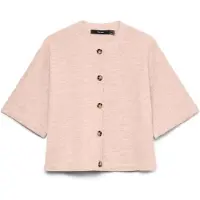 Vero Moda Cardigan 'VMLefile' rouge pastel