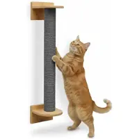 Eyepower 66 cm Arbre à chat mural pour chats - Poteau griffoir mural - Poteau griffoir en sisal