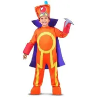 MOM Oculus In Capa Capa Manguito Textile Weapon And Covers Boots Costume Orange 6-7 Years Enfants