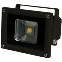 Synergy 21 Spot LED de chantier extérieur 10W boîtier noir blanc neutre V2 (800 lm)