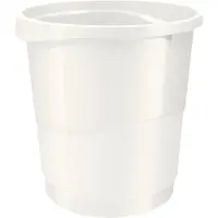 Esselte Corbeille à papier VIVIDA, Poubelle, Blanc