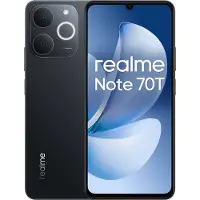Realme Note 70T 17,1 cm (6.74") Double SIM Android 15 4G USB Type-C 4 Go 256 Go 6000 mAh Noir