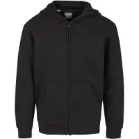 Urban Classics Uck8003 Full Zip Sweatshirt Noir 158-164 cm Garçon