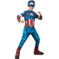 Rubies - Captain America Costume officiel classique, taille enfant M 7-8 ans, I-702563M Tranche d'âge : +7 ans