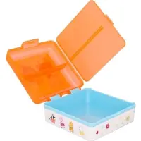 Pipsa Possu Peppa Pig "L'AMITIE COMPTE" - boîte à lunch carrée avec compartiments, Lunch box, Multicolore
