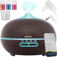 Ikonka Humidificateur avec ionisateur 400 ml brun foncé