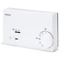 Eberle Thermostat d'ambiance Contrôleur climatique, Thermostat, Blanc