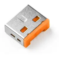 Smartkeeper Basic "USB-A Port" Blocker orange 6 Stk.+Key