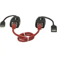 Manhattan 179300 USB Extender USB 1.1 jusqu'à 60m noir retail