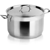 Orion Marmite en acier avec couvercle 18/10 PREMIUM induction 8,2l