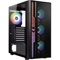 BitFenix Boîtier PC - - Apollo ARGB - Sans alimentation - Moyen tour - Format ATX - Noir
