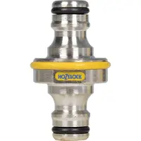 Hozelock 2044 Pro Metal Double Male Connector (Connecteur mâle double en métal)