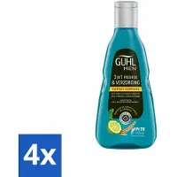Guhl - Shampooing 3 en 1 - Fraîcheur & Soin Homme - 250 ml - Pack avantage - 4 pièces