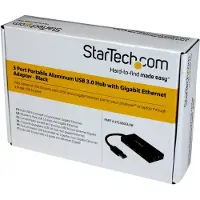 StarTech.com Hub USB 3.0 à 3 ports avec Gigabit Ethernet