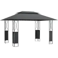 Syfax Belvédère avec toit anthracite 400x300x270 cm acier