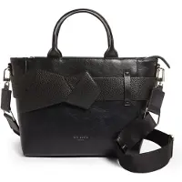 Ted Baker sac à main sac à épaule bandoulière Jimisie Mini Knot Bow Bag Black noir