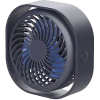 Generique Mini ventilateur portatif 3 vitesses 360 ° Rotation USB charge silencieux refroidissement bureau ventilateur réglages de vitesse mini ventilateur portatif usb 2020 # T2