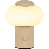 Lucide Lampe de table rechargeable Gustav brun sable